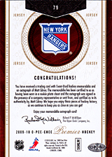 2008-2009 OPC Premier Rookies & Auto 79 