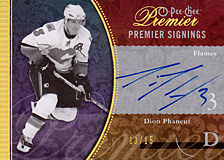 2008-2009 OPC Premier Signings PS-DP Dion Phaneuf