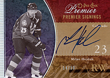2008-2009 OPC Premier Signings PS-MH Milan Hejduk