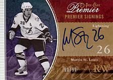 2008-2009 OPC Premier Signings PS-MS Martin St. Louis