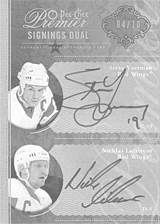 2008-2009 OPC Premier Signings - Dual PS2-YL Nicklas Lidstrom :: Steve Yzerman