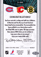 2008-2009 OPC Premier TRIOS 3J-BMR Al MacInnis :: Larry Robinson :: Ray Bourque
