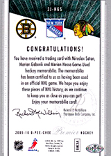 2008-2009 OPC Premier TRIOS 3J-HGS Marian Gaborik :: Marian Hossa :: Miroslav Satan
