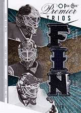 2008-2009 OPC Premier TRIOS 3J-KLN Antti Niemi :: Kari Lehtonen :: Miikka Kiprusoff