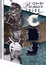 2008-2009 OPC Premier TRIOS 3J-NBM Derick Brassard :: Rick Nash :: Steve Mason