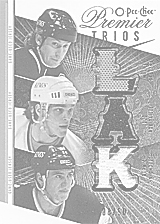 2008-2009 OPC Premier TRIOS 3J-RNG Bernie Nicholls :: Luc Robitaille :: Wayne Gretzky