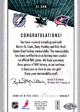 2008-2009 OPC Premier TRIOS 3J-SHN Dany Heatley :: Martin St. Louis :: Rick Nash