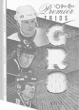 2008-2009 OPC Premier TRIOS 3J-YZH Gordie Howe :: Henrik Zetterberg :: Steve Yzerman